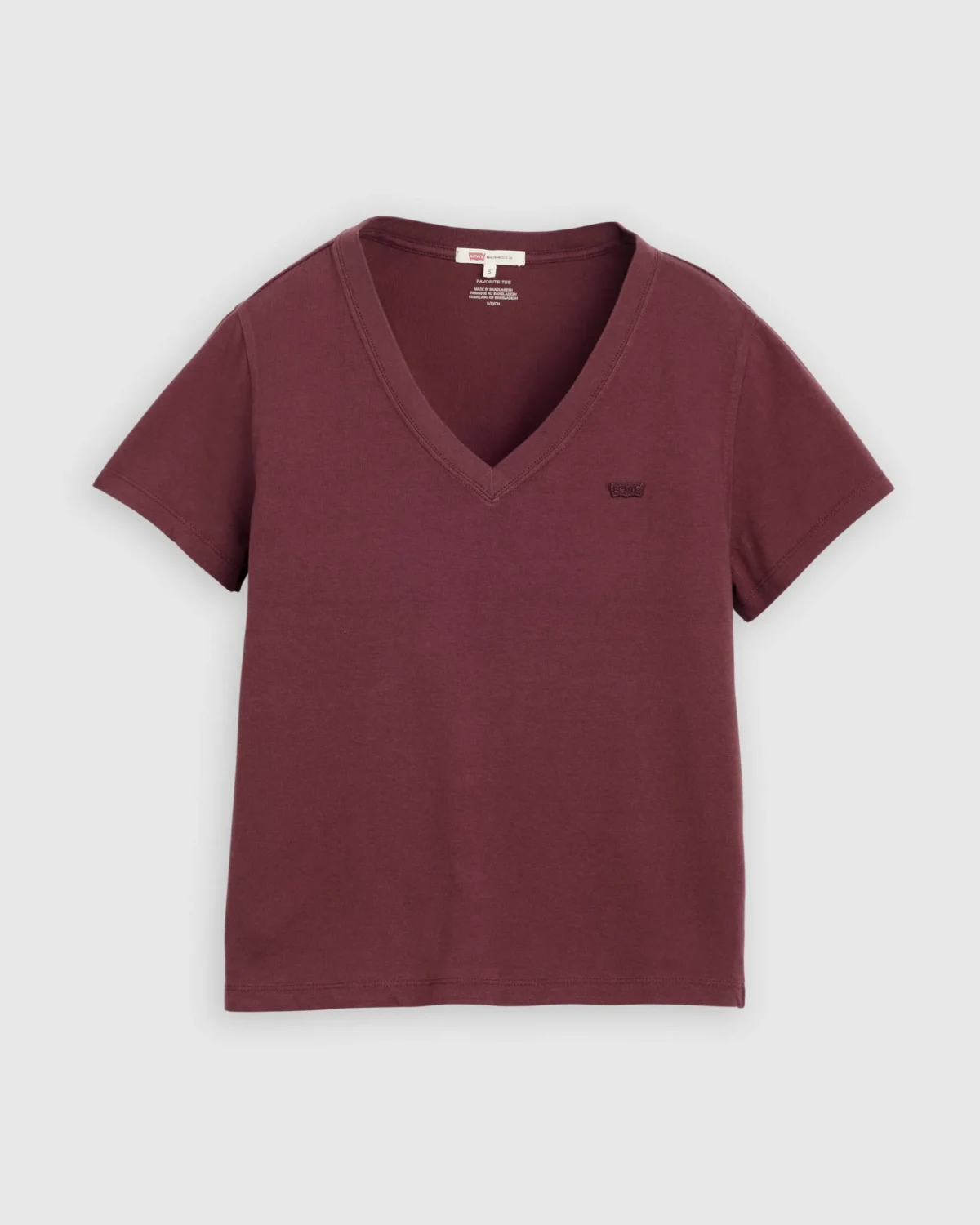 WT_005J6-0003_GLO_CL_FV Levi’s Γυναικείο T Shirt Favorite Cotton V Neck Standard Fit