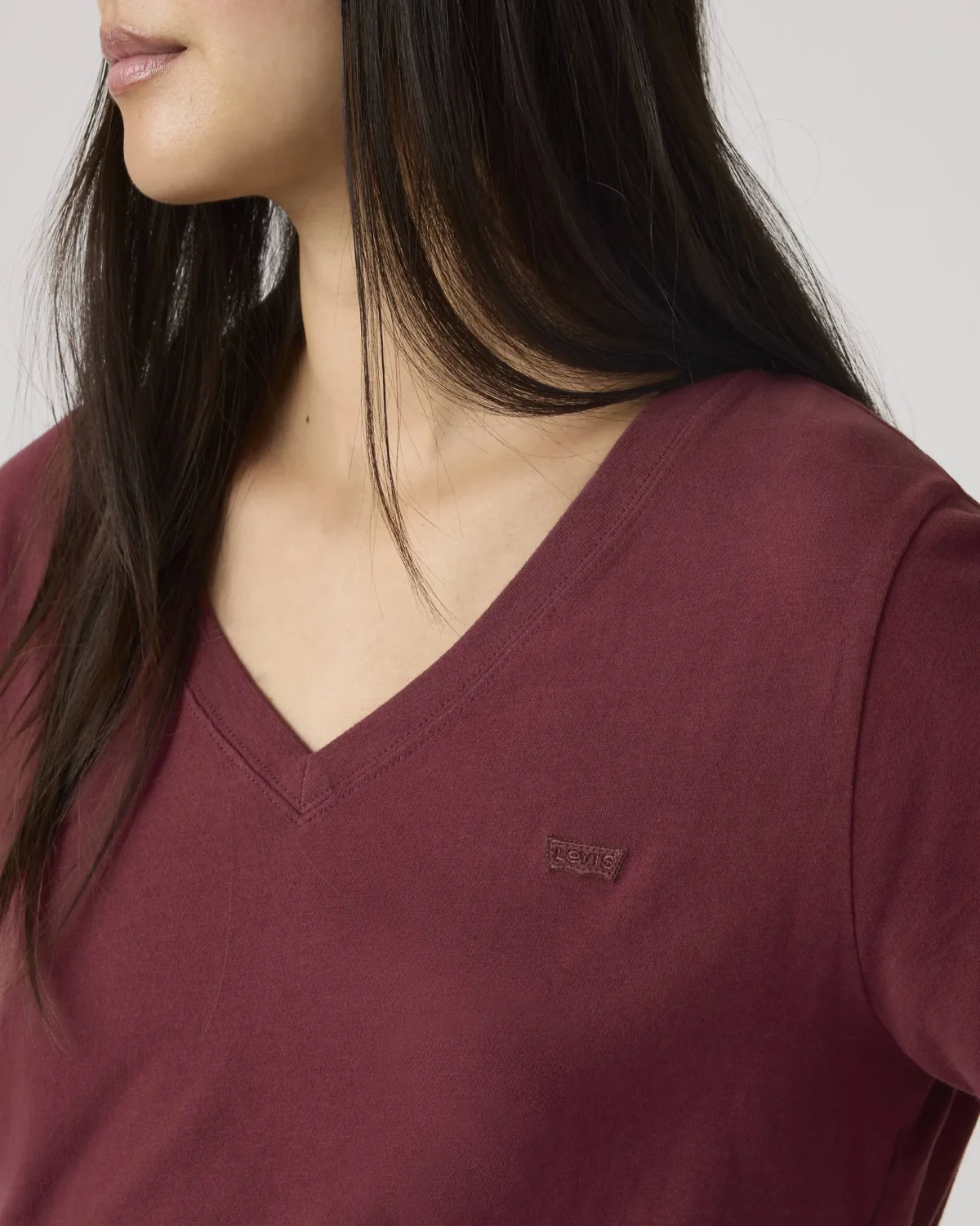 WT_005J6-0003_GLO_CM_D1 Levi’s Γυναικείο T Shirt Favorite Cotton V Neck Standard Fit