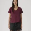 WT_005J6-0003_GLO_CM_FV Levi’s Γυναικείο T Shirt Favorite Cotton V Neck Standard Fit