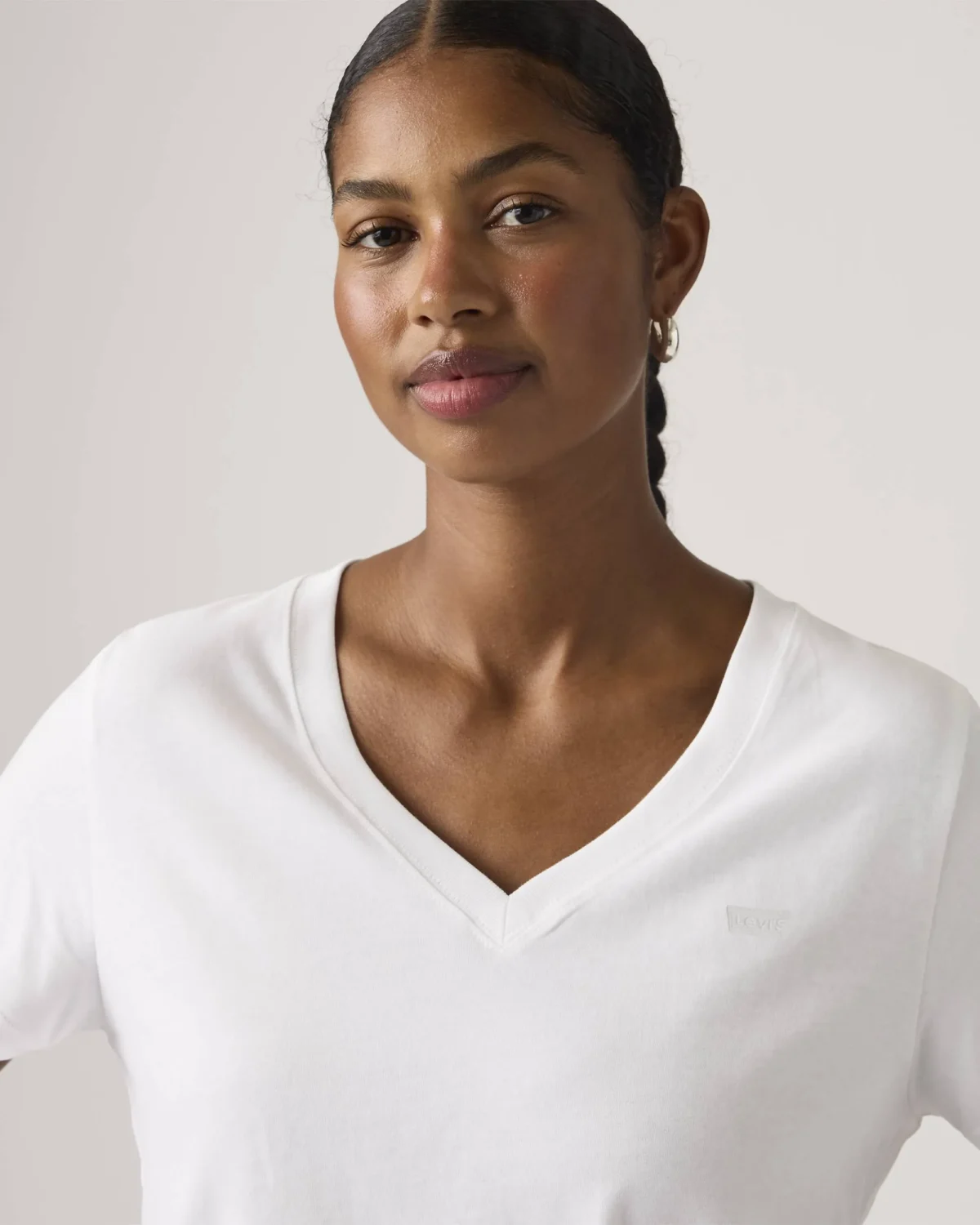 WT_005J6-0011_GLO_CM_D1 Levi’s Γυναικείο T Shirt Favorite Cotton V Neck Standard Fit