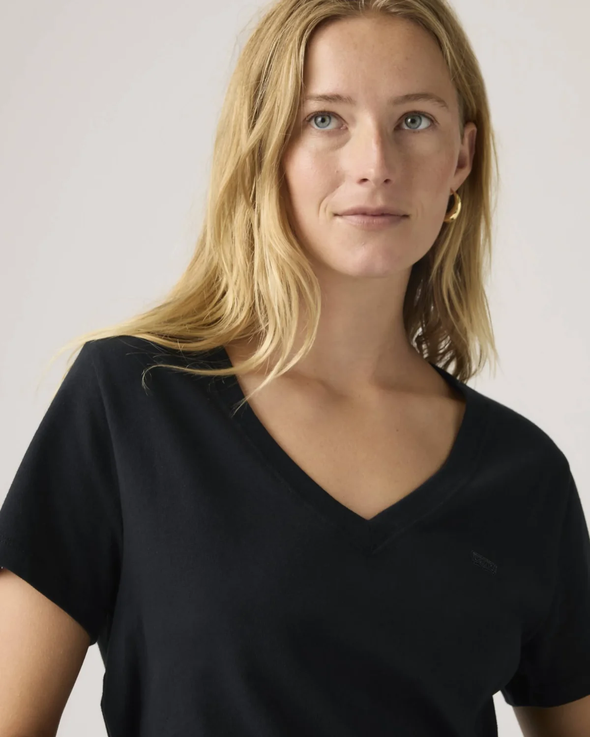 WT_005J6-0012_GLO_CM_D1 Levi’s Γυναικείο T Shirt Favorite Cotton V Neck Standard Fit