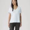 WT_005J6-0015_GLO_CM_FV Levi’s Γυναικείο T Shirt Favorite Cotton V Neck Standard Fit