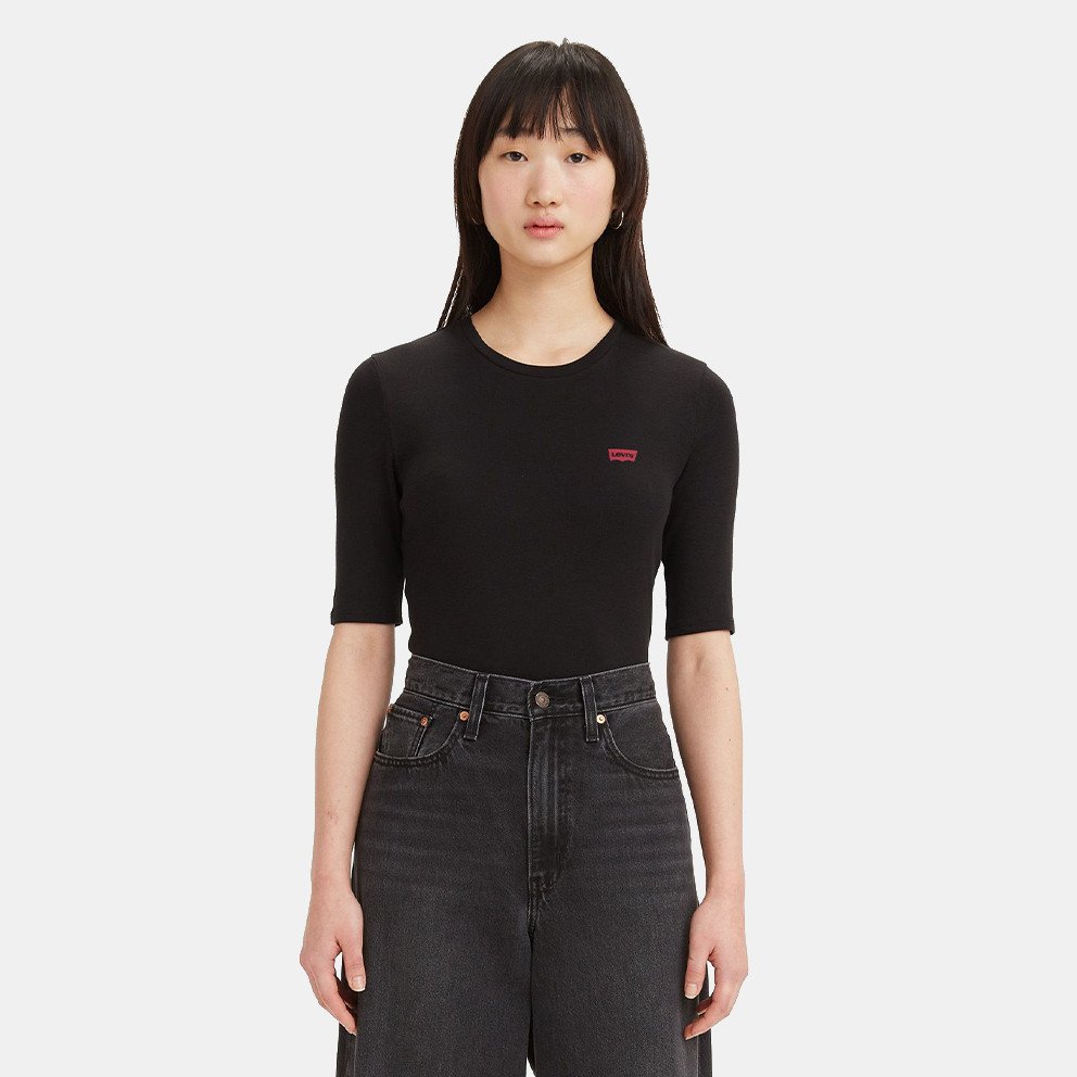 Levi’s® Γυναικείο Rib T-Shirt Luca Slim Crew Neck
