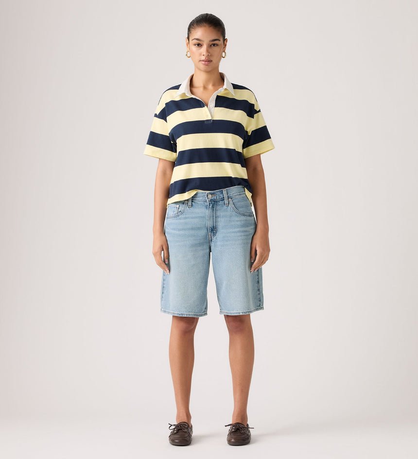 Levi’s Γυναικείο Denim Σορτς Baggy Dad Jorts Mid Rise Baggy Fit Above The Knee