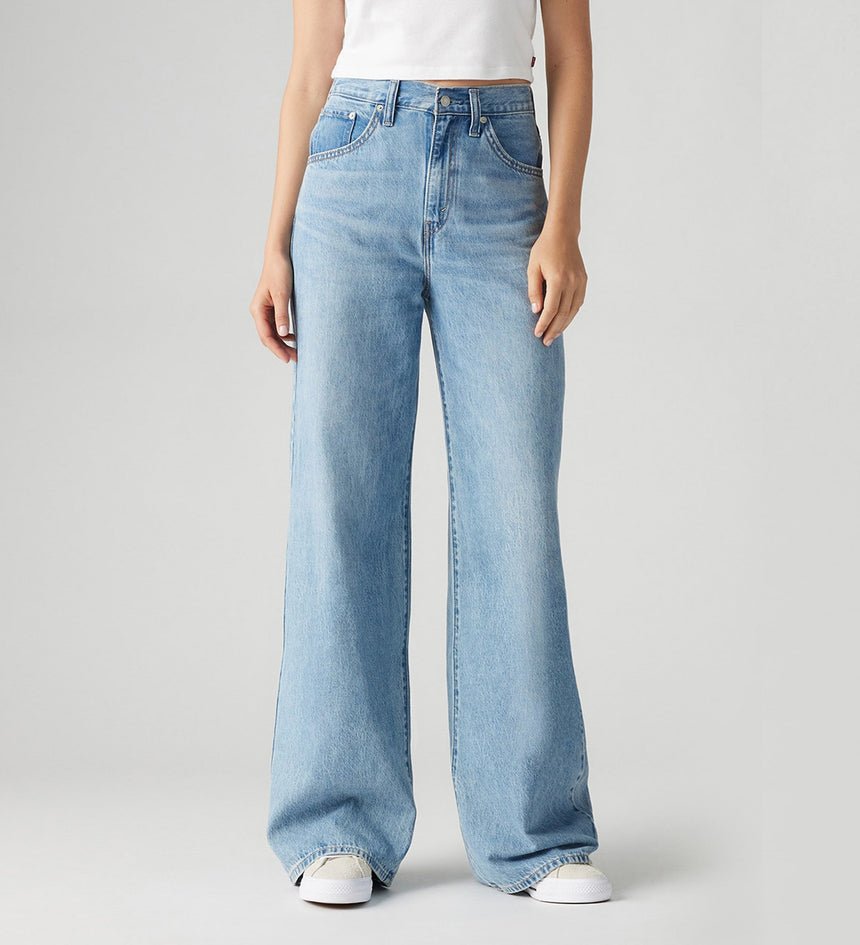 Levi’s Γυναικείο Cinch Baggy Carpenter Τζιν Mid Rise Straight Leg