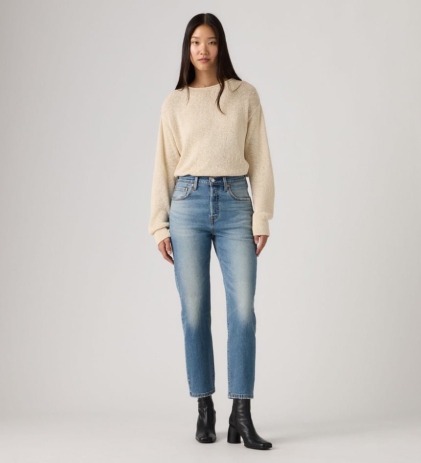 Levi’s Γυναικείο Τζιν 501 Original Cropped Lightweight High Rise Straight