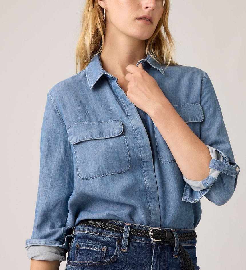 Levi’s Γυναικείο Πουκάμισο Elaine Utility Relaxed Fit Tencel Lyocell