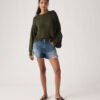 Levi's Γυναικείο Denim Σορτς Ribcage High Rise Relaxed Fit Non Stretch