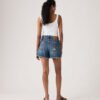 Levi's Γυναικείο Denim Σορτς Ribcage High Rise Relaxed Fit Non Stretch