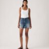 Levi's Γυναικείο Denim Σορτς Ribcage High Rise Relaxed Fit Non Stretch