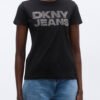 DKNY Γυναικείο T Shirt Logo από Βαμβάκι και Modal
