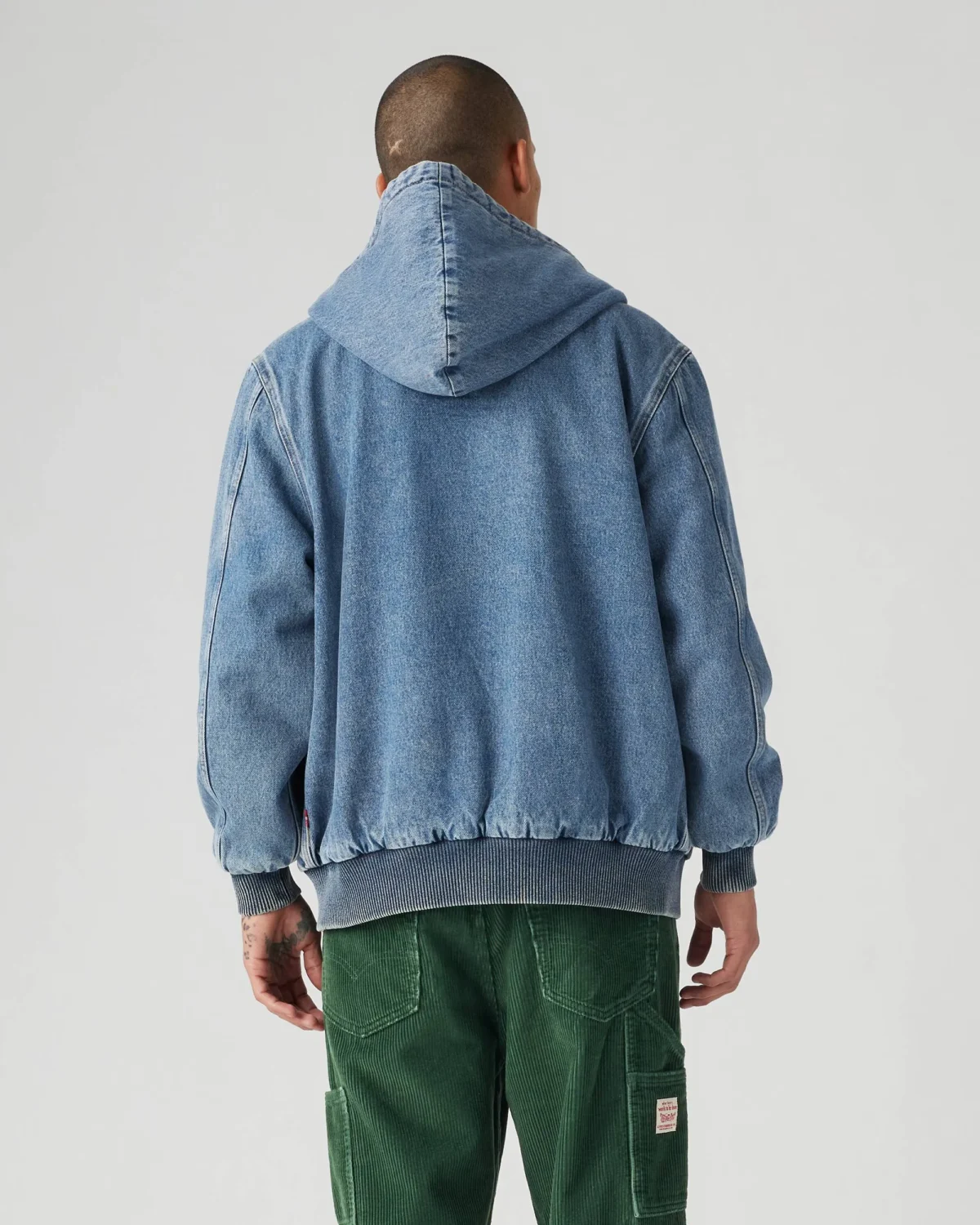 Levi’s Potrero Hooded Jacket Ανδρικό Denim Μπουφάν Hoodie Με Καπιτονέ Επένδυση Relaxed Fit