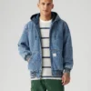 Levi’s Potrero Hooded Jacket Ανδρικό Denim Μπουφάν Hoodie Με Καπιτονέ Επένδυση Relaxed Fit