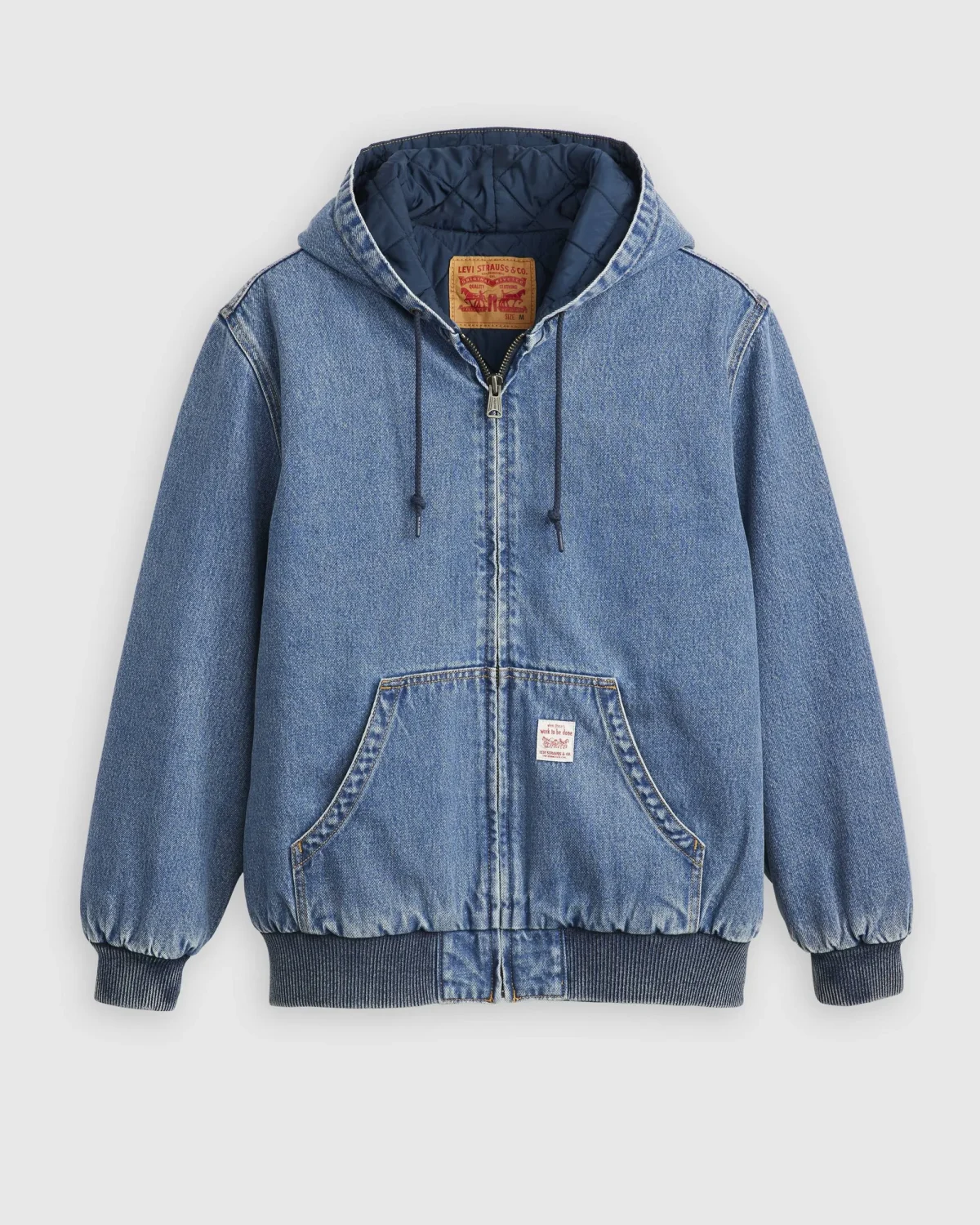 Levi’s Potrero Hooded Jacket Ανδρικό Denim Μπουφάν Hoodie Με Καπιτονέ Επένδυση Relaxed Fit