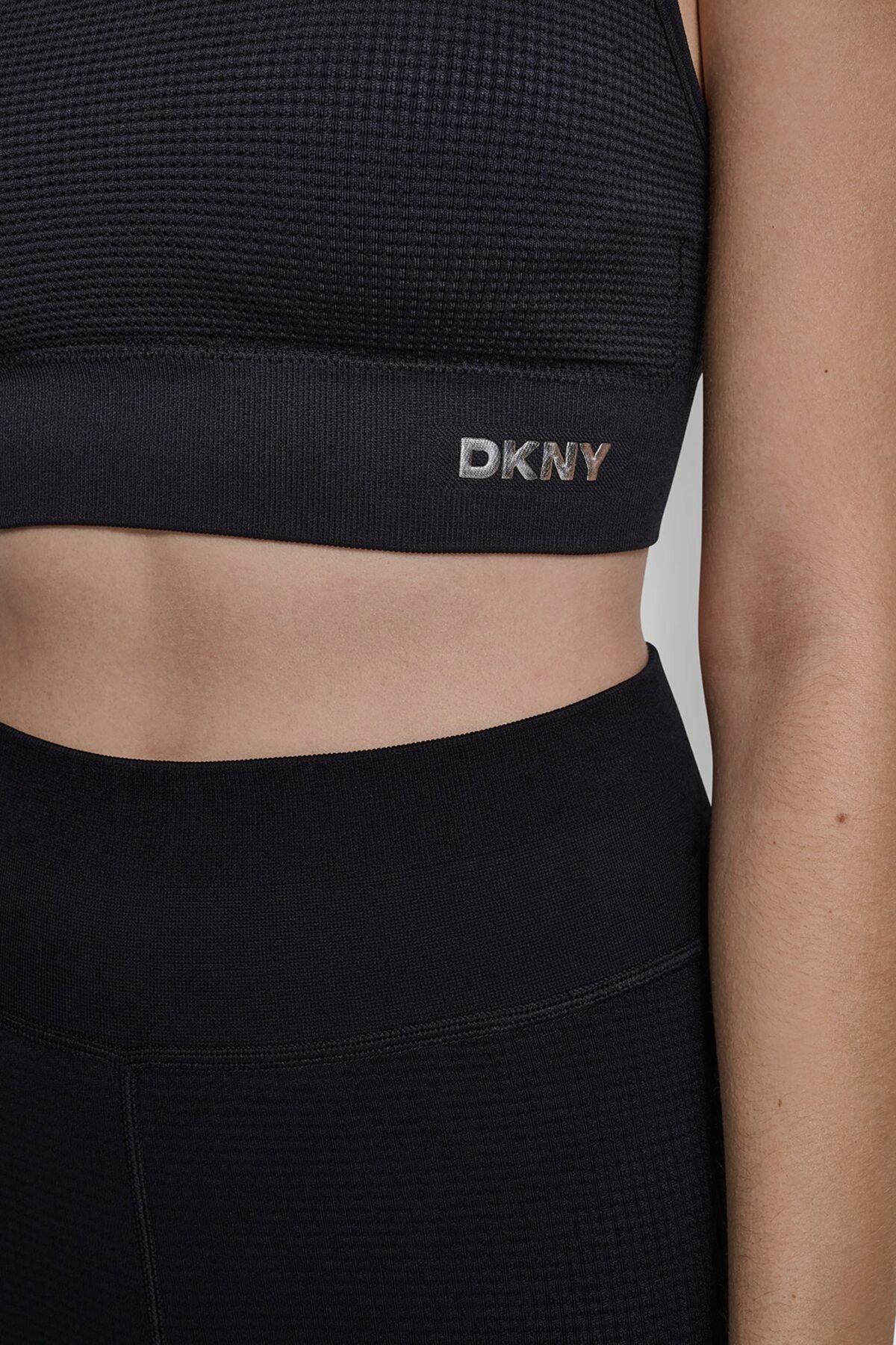DKNY Seamless Racerback Bra Γυναικείο Longline Αθλητικό Μπουστάκι με Αφαιρούμενες Cups