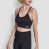DKNY Seamless Racerback Bra Γυναικείο Longline Αθλητικό Μπουστάκι με Αφαιρούμενες Cups