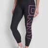 DKNY Sport Γυναικείο Κολάν 7 8 Ψηλόμεσο Compression με Μεγάλο Logo