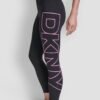 DKNY Sport Γυναικείο Κολάν 7 8 Ψηλόμεσο Compression με Μεγάλο Logo