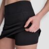DKNY Sport Γυναικεία Αθλητική Φούστα Skort Extra High Rise Balance Compression με Εσωτερικό Biker Shorts