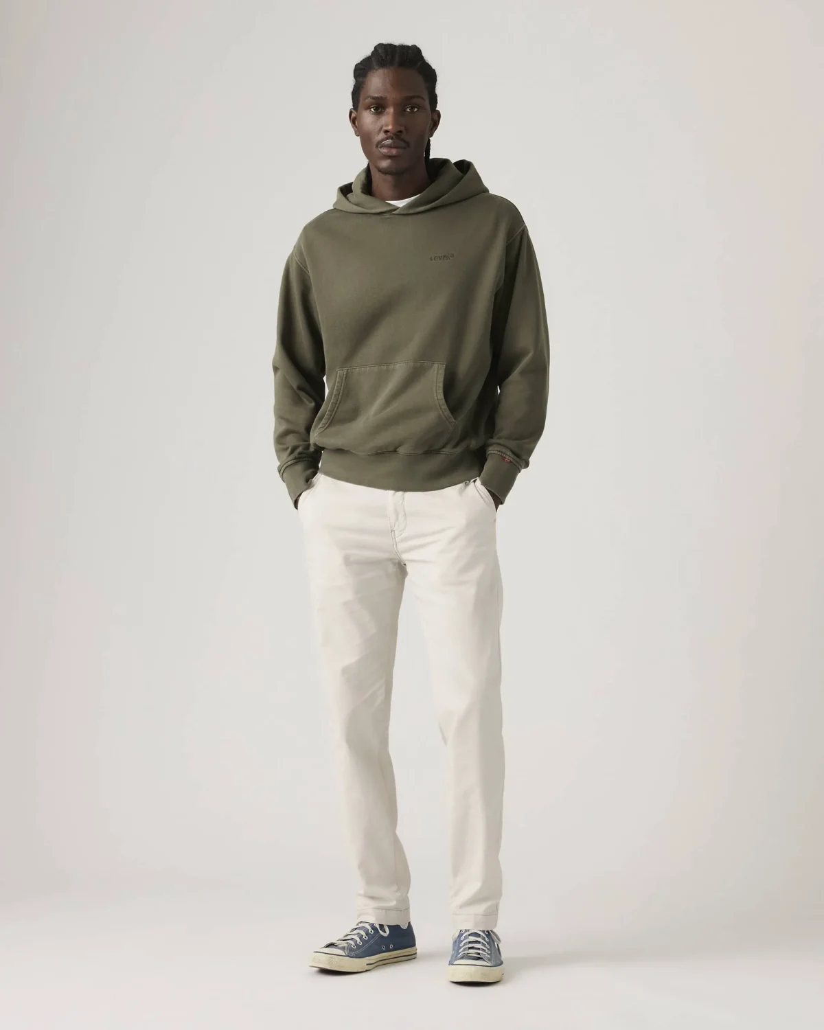 Levi's XX Chino Standard Taper Ανδρικό Παντελόνι Chino Ελαφρύ Linen Blend Tapered Fit