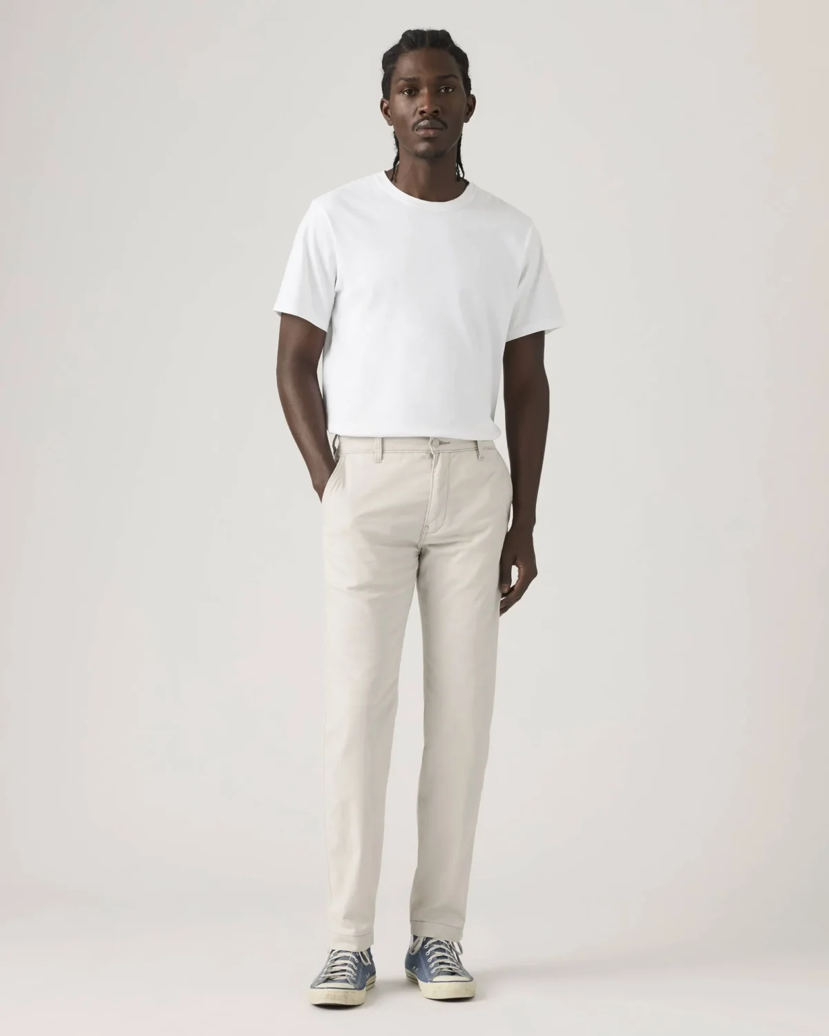 Levi's XX Chino Standard Taper Ανδρικό Παντελόνι Chino Ελαφρύ Linen Blend Tapered Fit