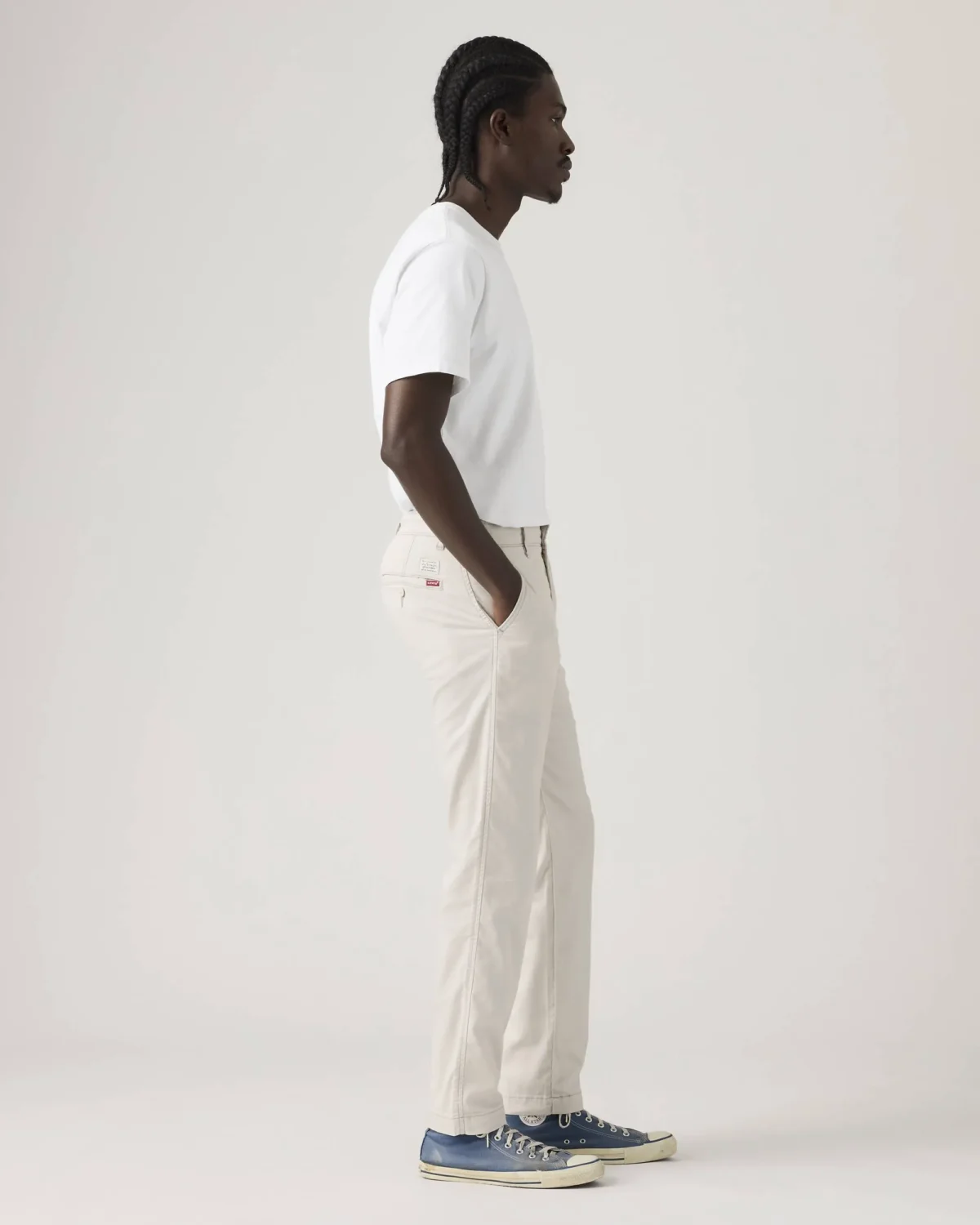 Levi's XX Chino Standard Taper Ανδρικό Παντελόνι Chino Ελαφρύ Linen Blend Tapered Fit