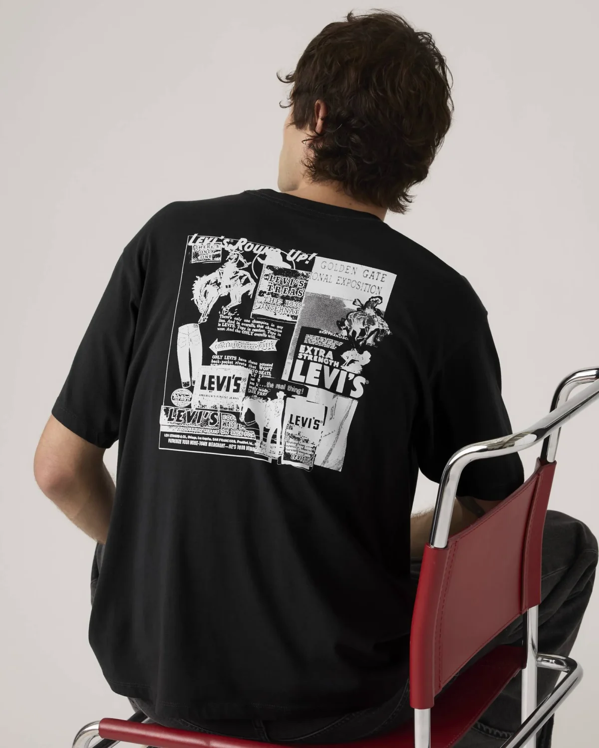 Levi’s Graphic Vintage Fit Tee Ανδρικό T Shirt Relaxed Fit 100% Βαμβάκι