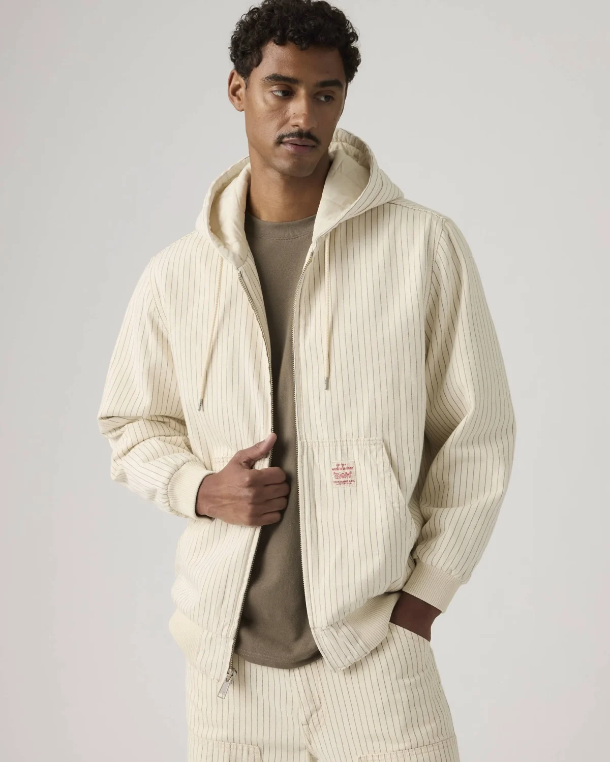 Levi’s Potrero Hooded Jacket Ανδρικό Denim Μπουφάν Hoodie Με Καπιτονέ Επένδυση Relaxed Fit