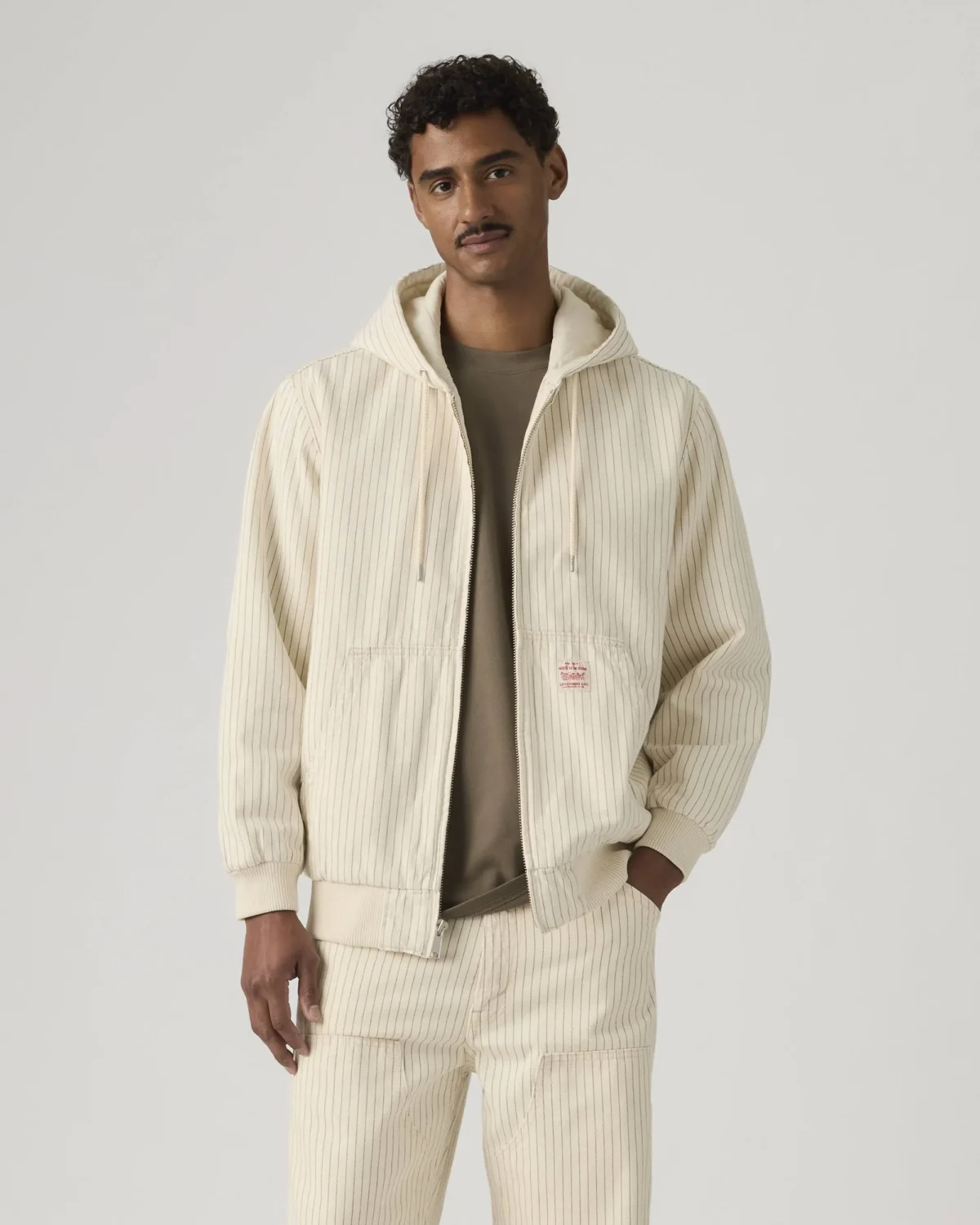 Levi’s Potrero Hooded Jacket Ανδρικό Denim Μπουφάν Hoodie Με Καπιτονέ Επένδυση Relaxed Fit