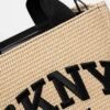 DKNY Γυναικεία Τσάντα Χειρός Μεσαία με Φερμουάρ και Αποσπώμενο Ρυθμιζόμενο Λουράκι