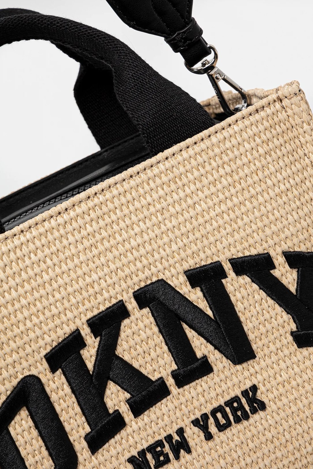 DKNY Γυναικεία Τσάντα Χειρός Μεσαία με Φερμουάρ και Αποσπώμενο Ρυθμιζόμενο Λουράκι
