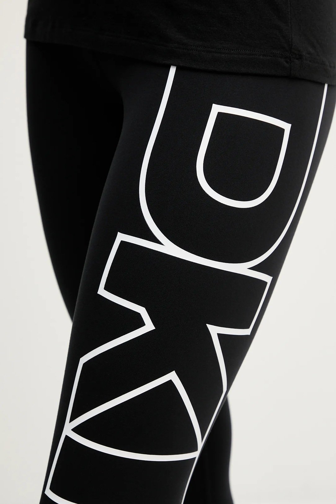 DKNY Sport Γυναικείο Κολάν 7 8 Ψηλόμεσο Compression με Μεγάλο Logo