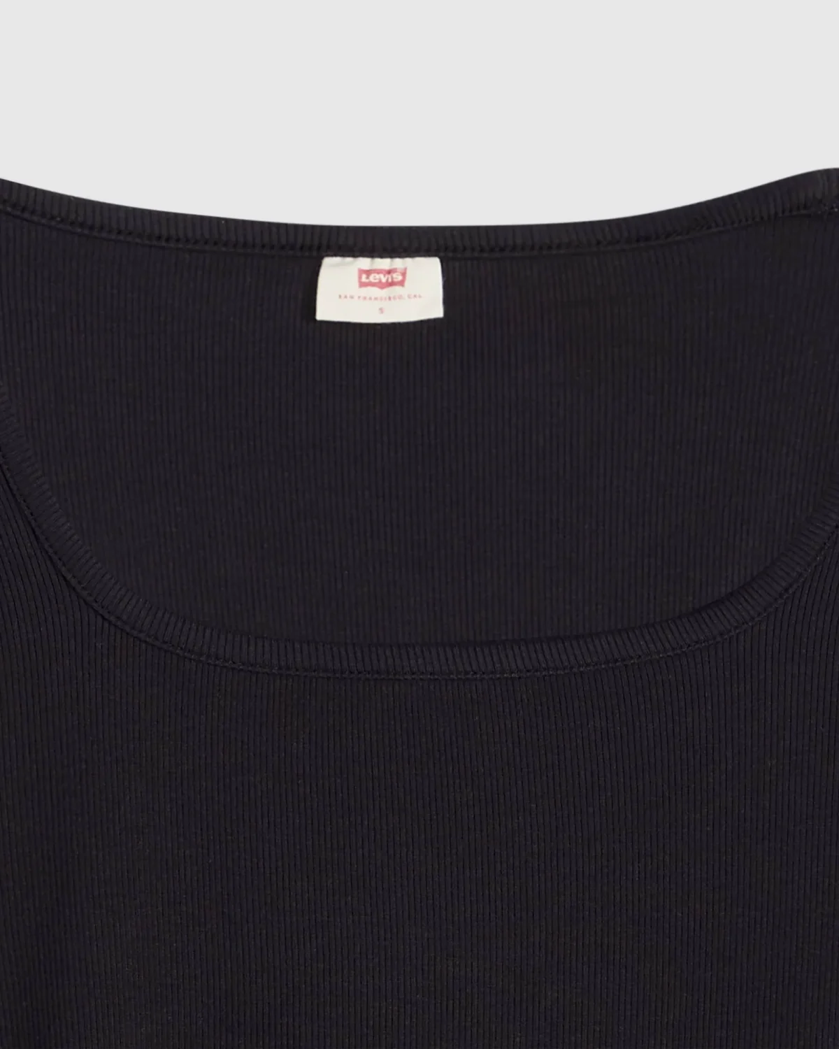Levi’s Essential Square Neck Long Sleeve Tee Γυναικείο Μπλουζάκι Slim Fit Rib Knit