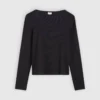 Levi’s Essential Square Neck Long Sleeve Tee Γυναικείο Μπλουζάκι Slim Fit Rib Knit
