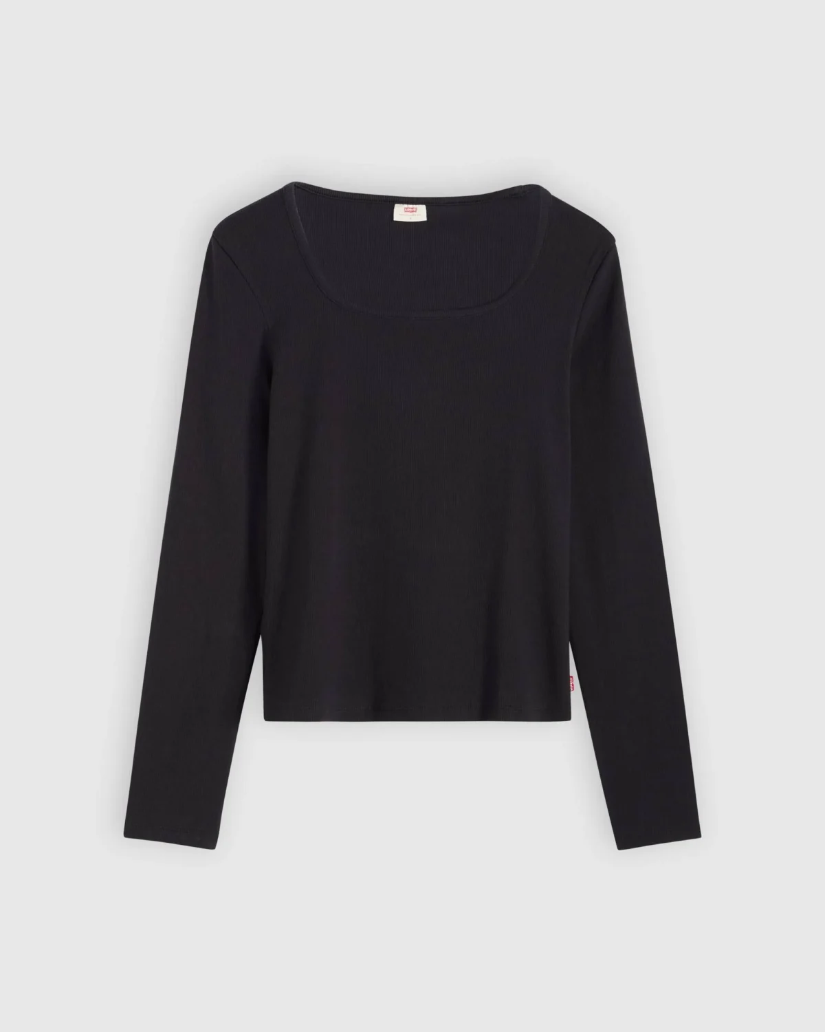 Levi’s Essential Square Neck Long Sleeve Tee Γυναικείο Μπλουζάκι Slim Fit Rib Knit
