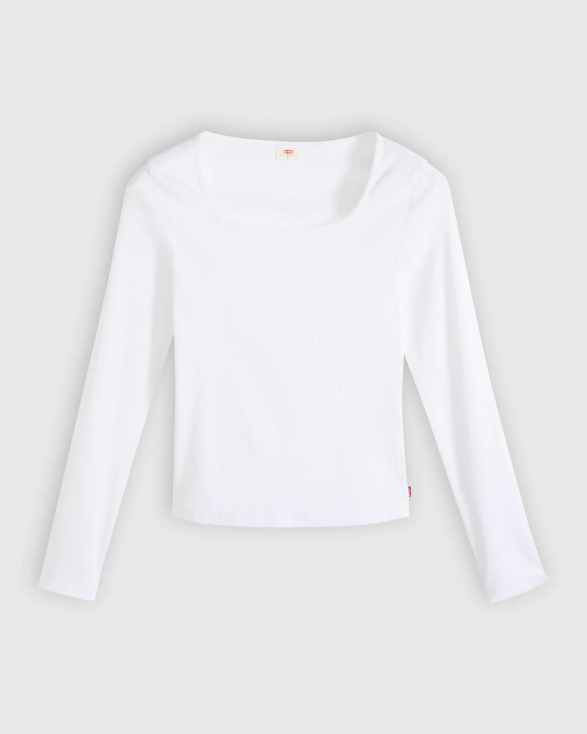 Levi’s Essential Square Neck Long Sleeve Tee Γυναικείο Μπλουζάκι Slim Fit Rib Knit