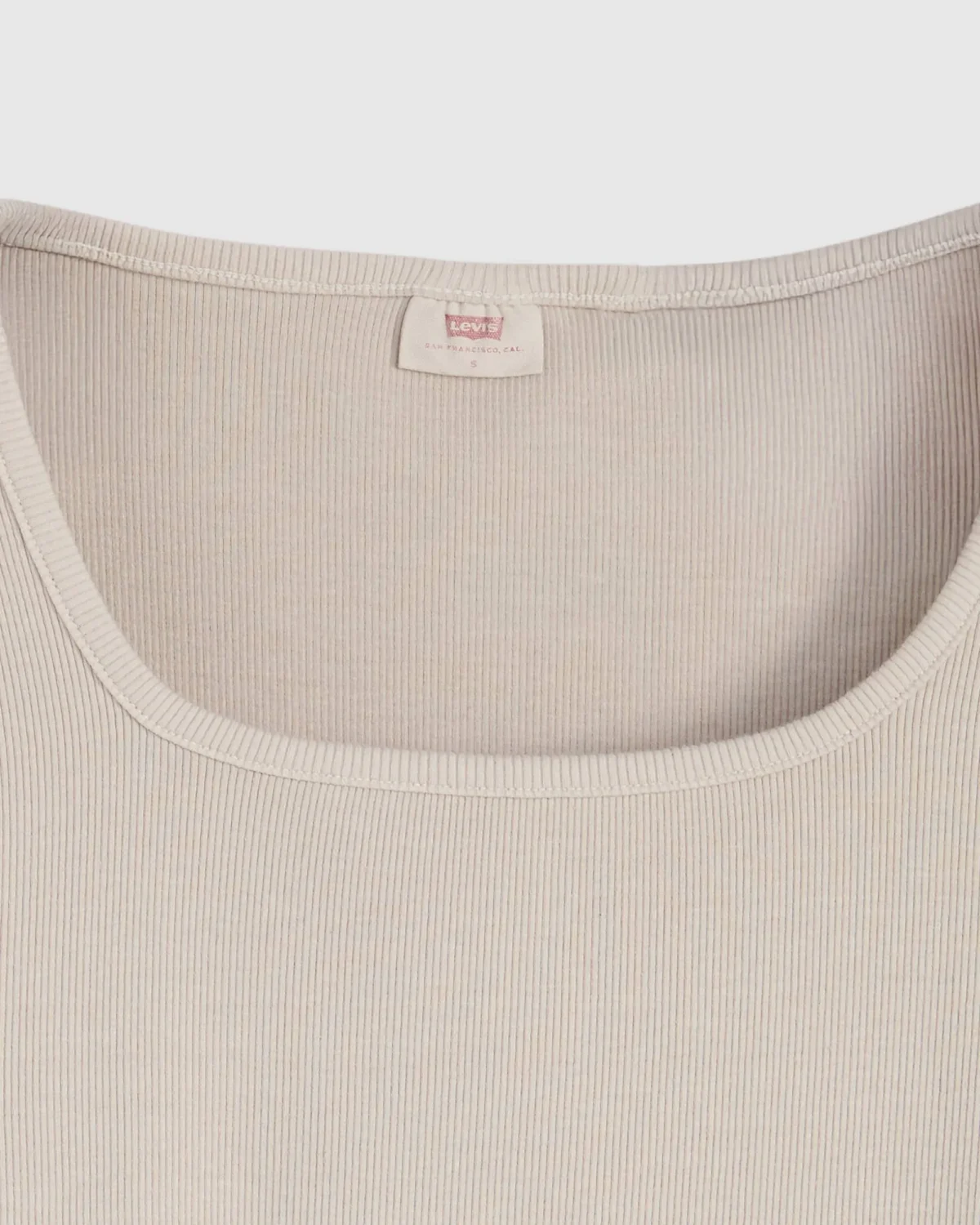 Levi’s Essential Square Neck Long Sleeve Tee Γυναικείο Μπλουζάκι Slim Fit Rib Knit