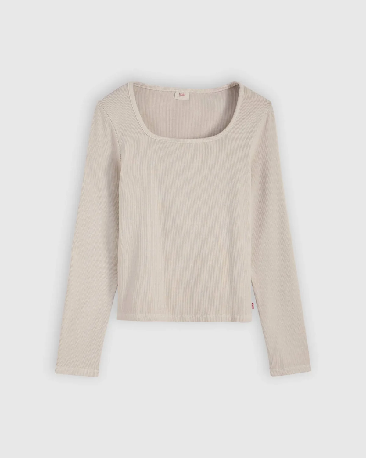 Levi’s Essential Square Neck Long Sleeve Tee Γυναικείο Μπλουζάκι Slim Fit Rib Knit