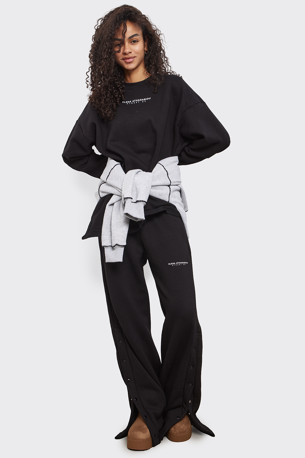 blwh-TOP-17.png Elena Athanasiou City Lady Essential Flared Pants Γυναικείο Παντελόνι Καμπάνα Regular Fit