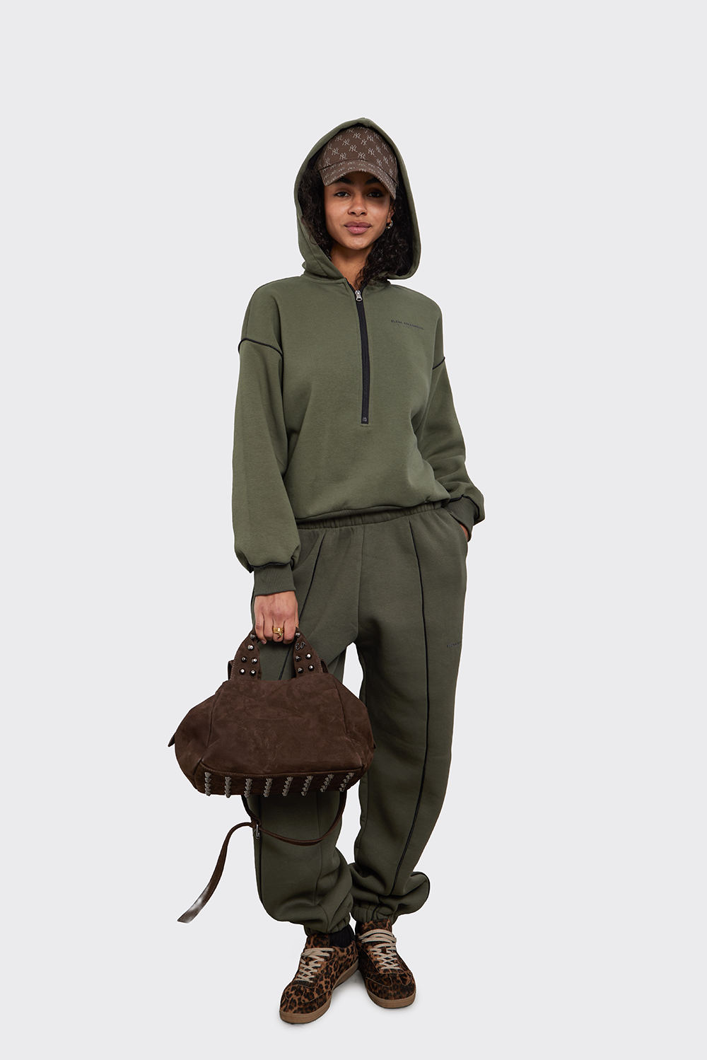 Elena Athanasiou City Lady Essential Jogger Γυναικείο Παντελόνι Φόρμας Regular Fit