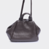 bubble-dermatines-GREY-COGNAC-8-1.png EA Bags Bubble Bag Τσάντα Ώμου Με Φερμουάρ Και Ρυθμιζόμενο Λουράκι