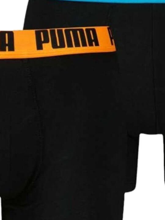 PUMA Ανδρικά Boxer Briefs Everyday Basic 2 Pack με Cotton Stretch και Logo Μέση