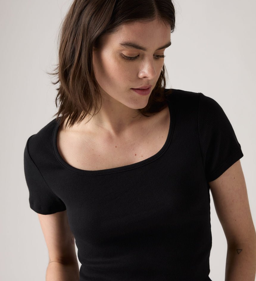 levi-womens-essential-square-neck-tee_003PU0001_4_CM_D1_b89702f8-d559-49f4-9460-962e3be7f58a_860x945_crop_center.progressive.jpg Levi’s Γυναικείο T Shirt Essential Square Neck Tee Slim Fit Rib Knit