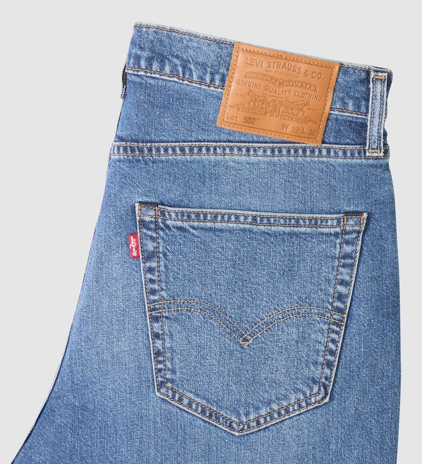 Levi’s 502 Taper Ανδρικό Τζιν Regular Taper Με Άνετη Εφαρμογή Και Stretch