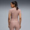 PUMA Γυναικείο T-Shirt CLOUDSPUN Ribbed Slim Training με Μαλακό Rib Ύφασμα