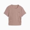 PUMA Γυναικείο T-Shirt CLOUDSPUN Ribbed Slim Training με Μαλακό Rib Ύφασμα