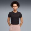 PUMA Γυναικείο T-Shirt CLOUDSPUN Ribbed Slim Training με Μαλακό Rib Ύφασμα