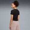 PUMA Γυναικείο T-Shirt CLOUDSPUN Ribbed Slim Training με Μαλακό Rib Ύφασμα