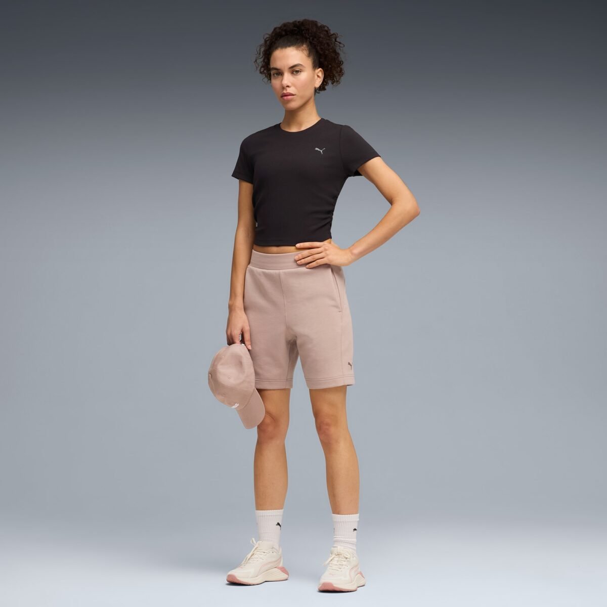 PUMA Γυναικείο T-Shirt CLOUDSPUN Ribbed Slim Training με Μαλακό Rib Ύφασμα
