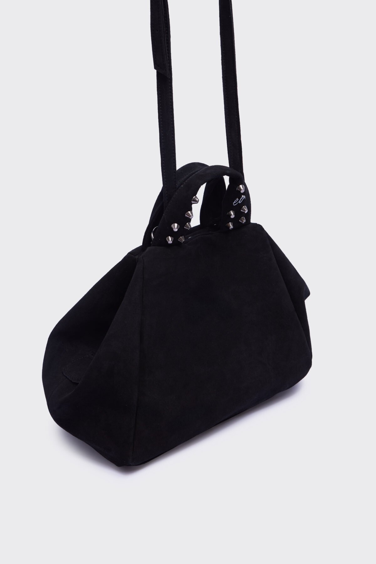 silhouette-shoulder-bags-26-382-1200×1800-1.jpg EA Bags Bubble Bag Τσάντα Ώμου Suede Με Κλείσιμο Φερμουάρ